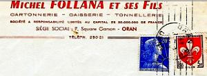 Oran enveloppes pub 0939